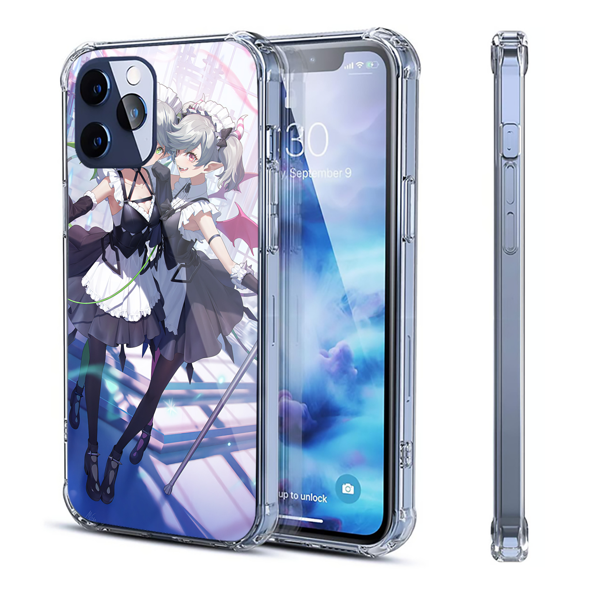 （画像用） 遊☆戯☆王 Yu-Gi-Oh! 【iPhone 12シリーズ対応】透明スマホケース（クリアソフトケース）